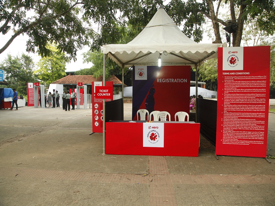ISL Trivandrum Fan Park managed by The Event People.
