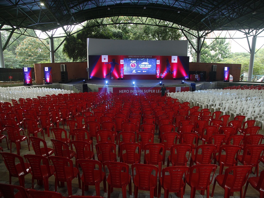 ISL Trivandrum Fan Park managed by The Event People.