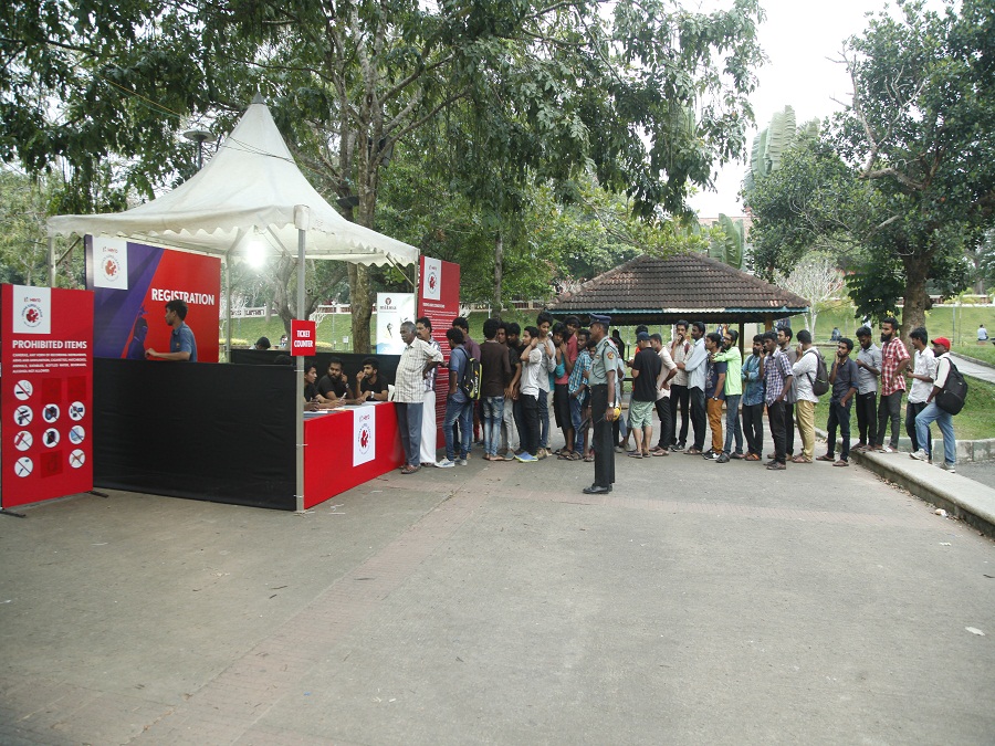 ISL Trivandrum Fan Park managed by The Event People.