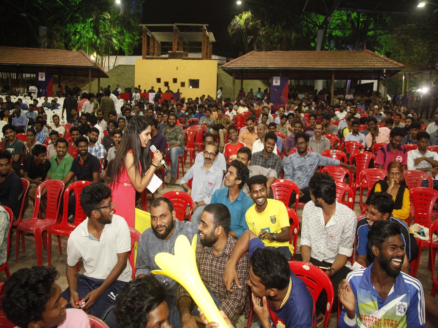 ISL Trivandrum Fan Park managed by The Event People.