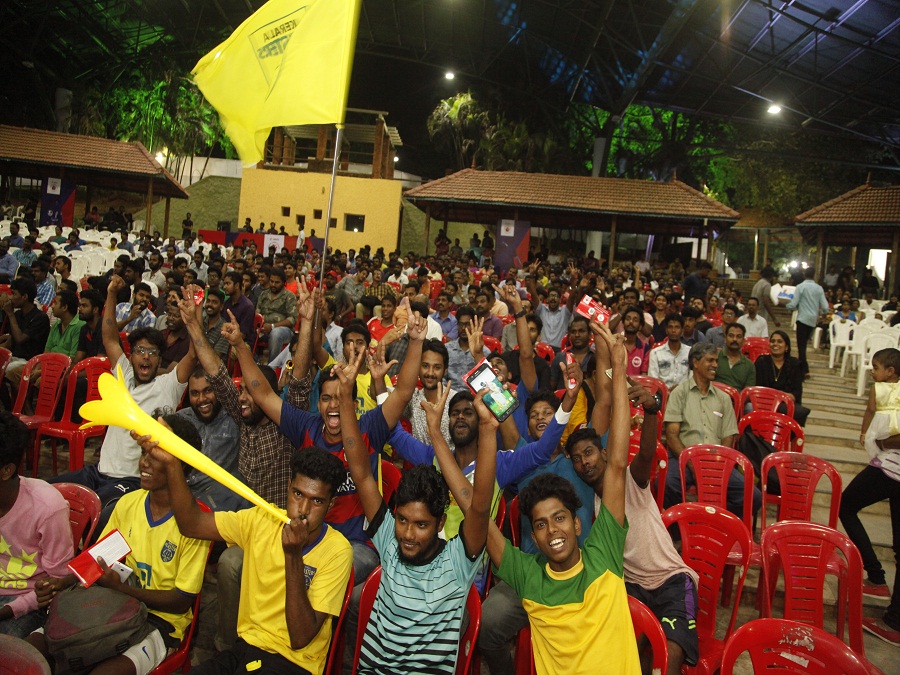 ISL Trivandrum Fan Park managed by The Event People.