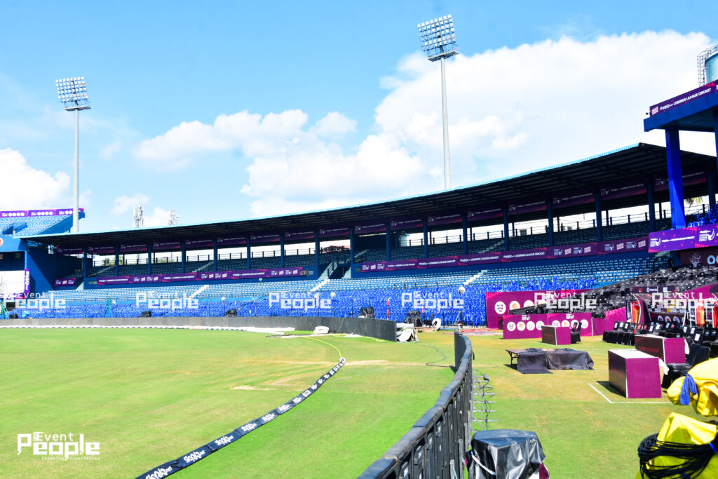  Legends League Cricket 2023 event managed by The Event People.