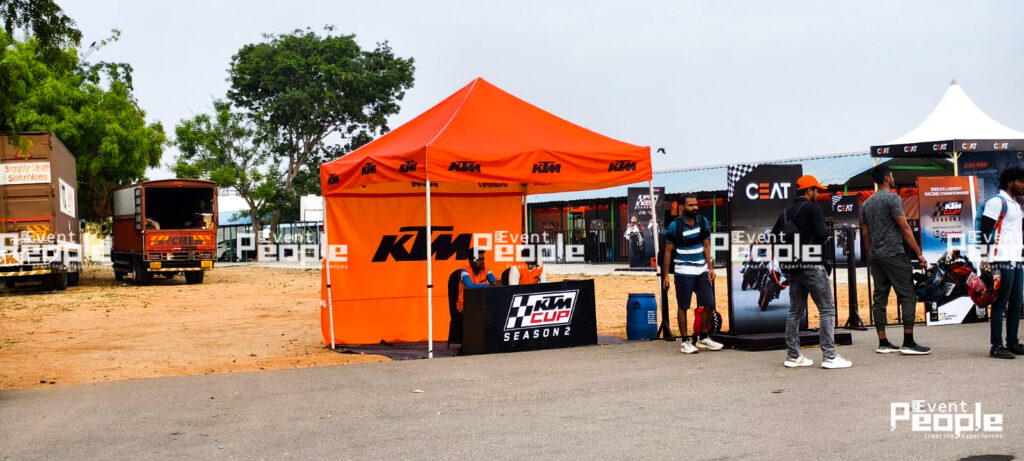 KTM Season 2 event in Coimbatore, managed by The Event People.