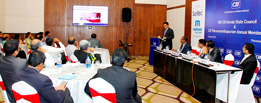 CII Kerala State Council Meet by The Event People.