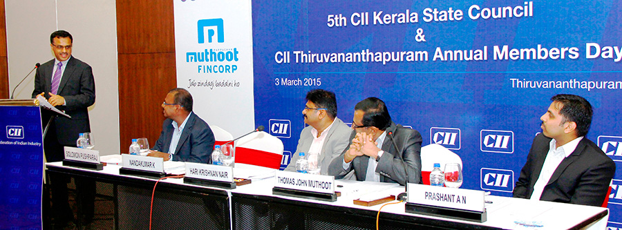 CII Kerala State Council Meet by The Event People.