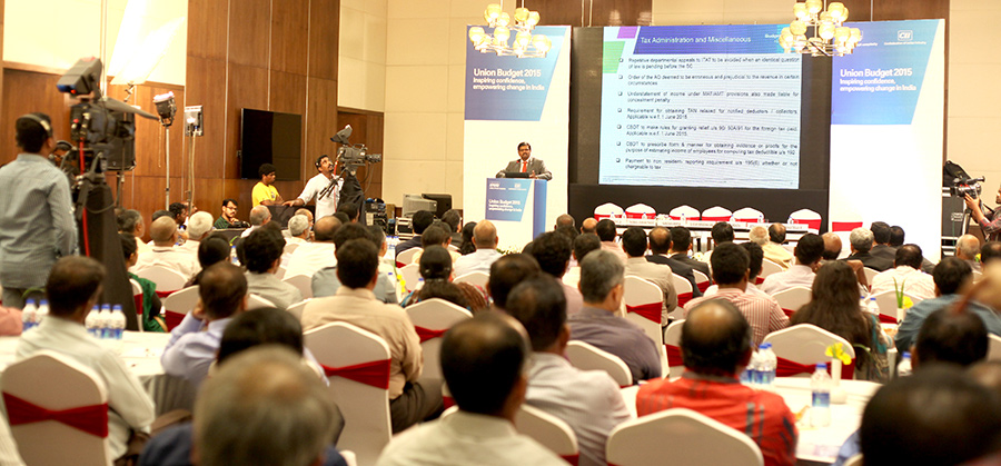 Union Budget event managed by The Event People.