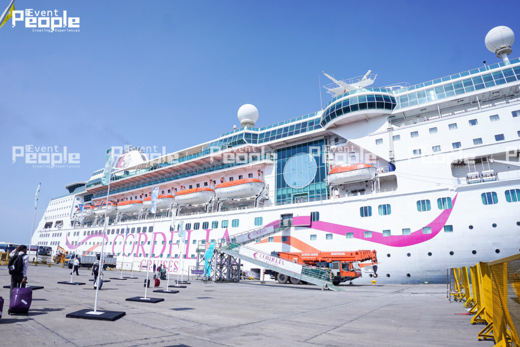 Onboard atmosphere at the Kutumbam Cruise Celebration, organized by The Event People.