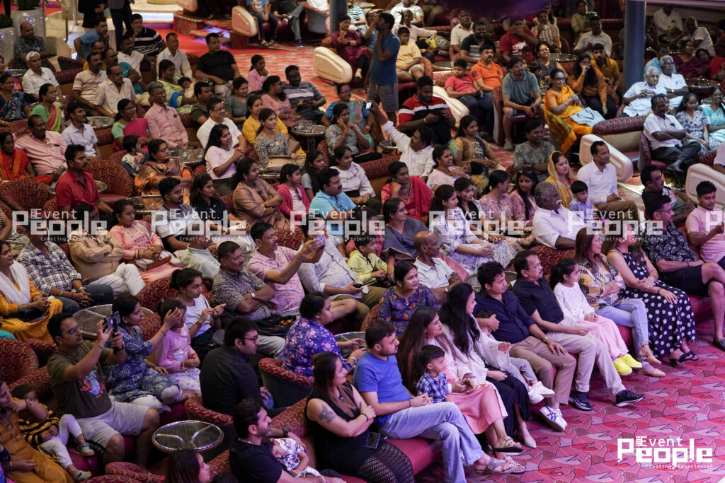 Kutumbam Gold & Platinum Cruise Party (2024), managed by The Event People.